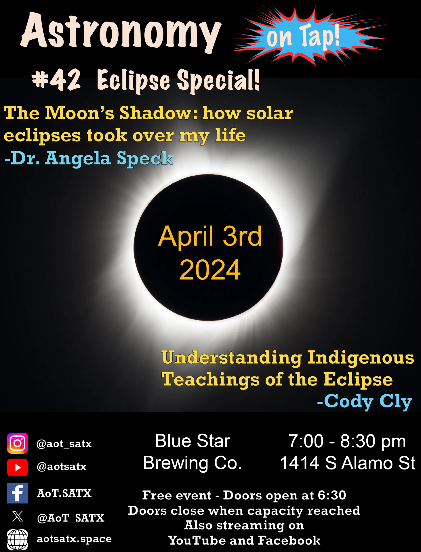 AoT SATX 42: Total Solar Eclipse!
