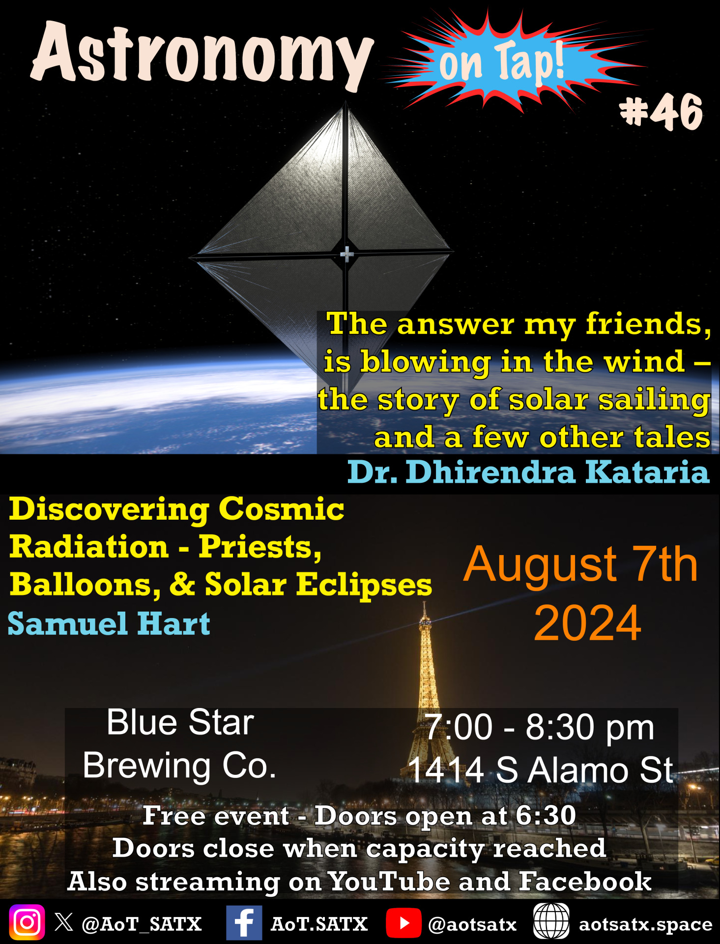 AoT SATX 46: Solar Sails & Cosmic Rays