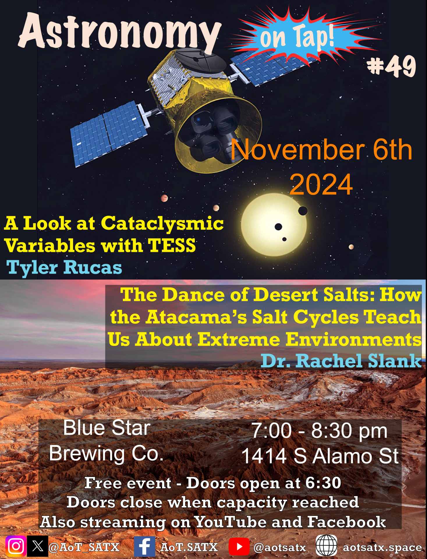 AoT SATX 49: Cataclysmic Variables & Extreme Environments