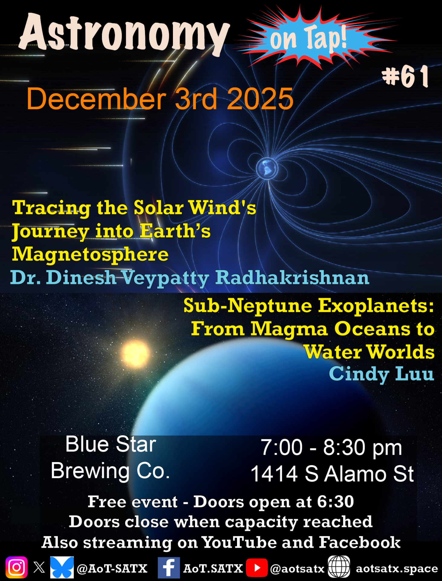 AoT SATX 61: Solar Wind & Exoplanets