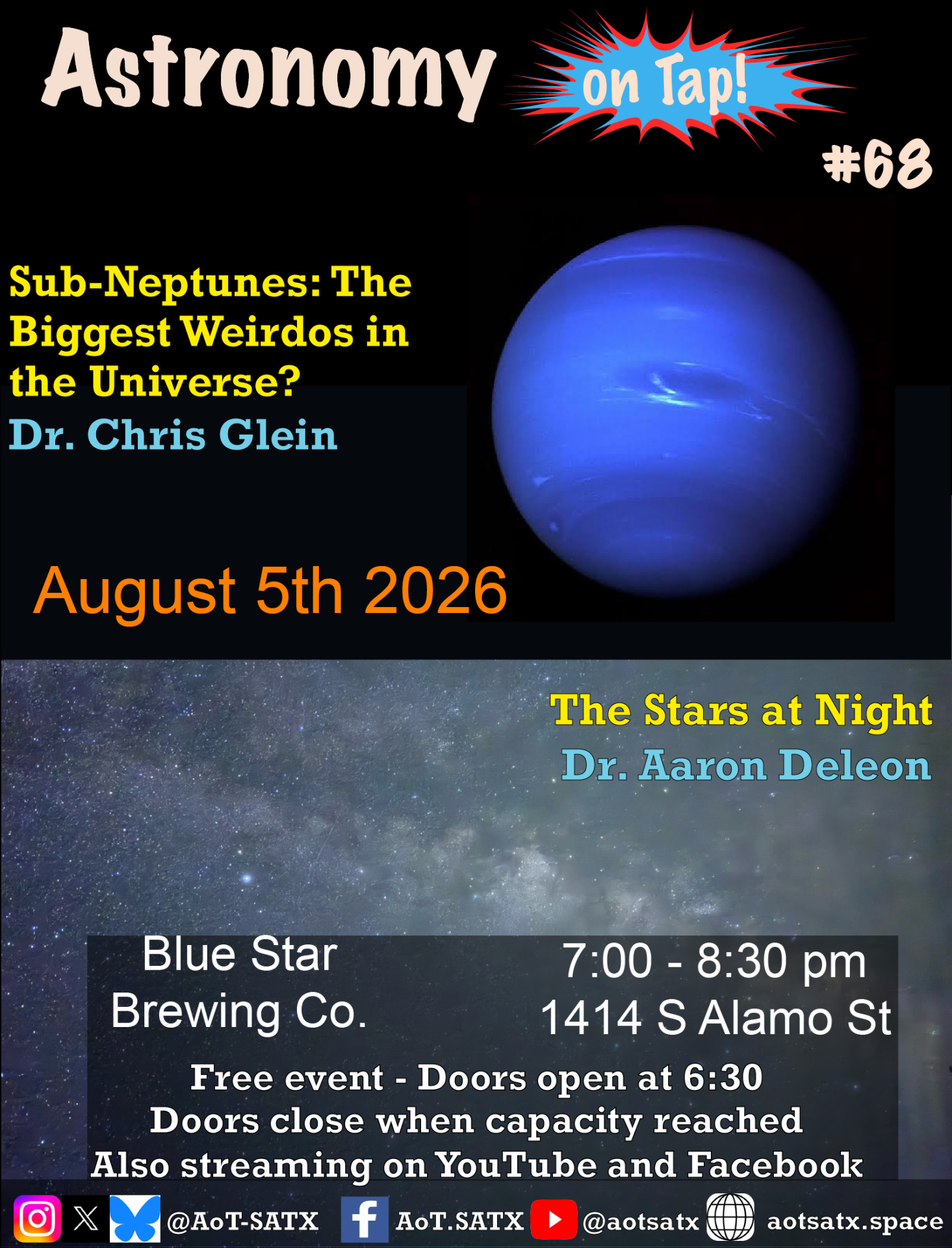 AoT SATX 68: Sub-Neptunes & Stars